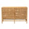 Baxton Studio Vivan Modern Bohemian Natural Brown Rattan and Mahogany Wood Storage Cabinet 228-13135-ZORO - alternate 4